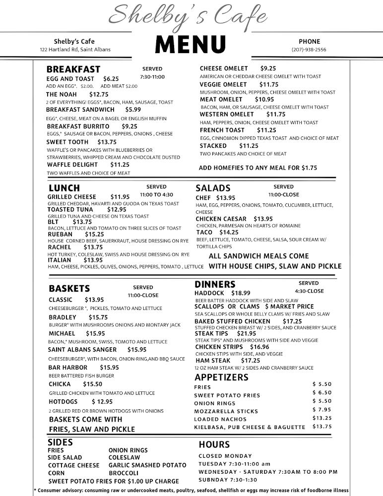 SHELBY'S CAFE AND BAKERY Egg And Toast